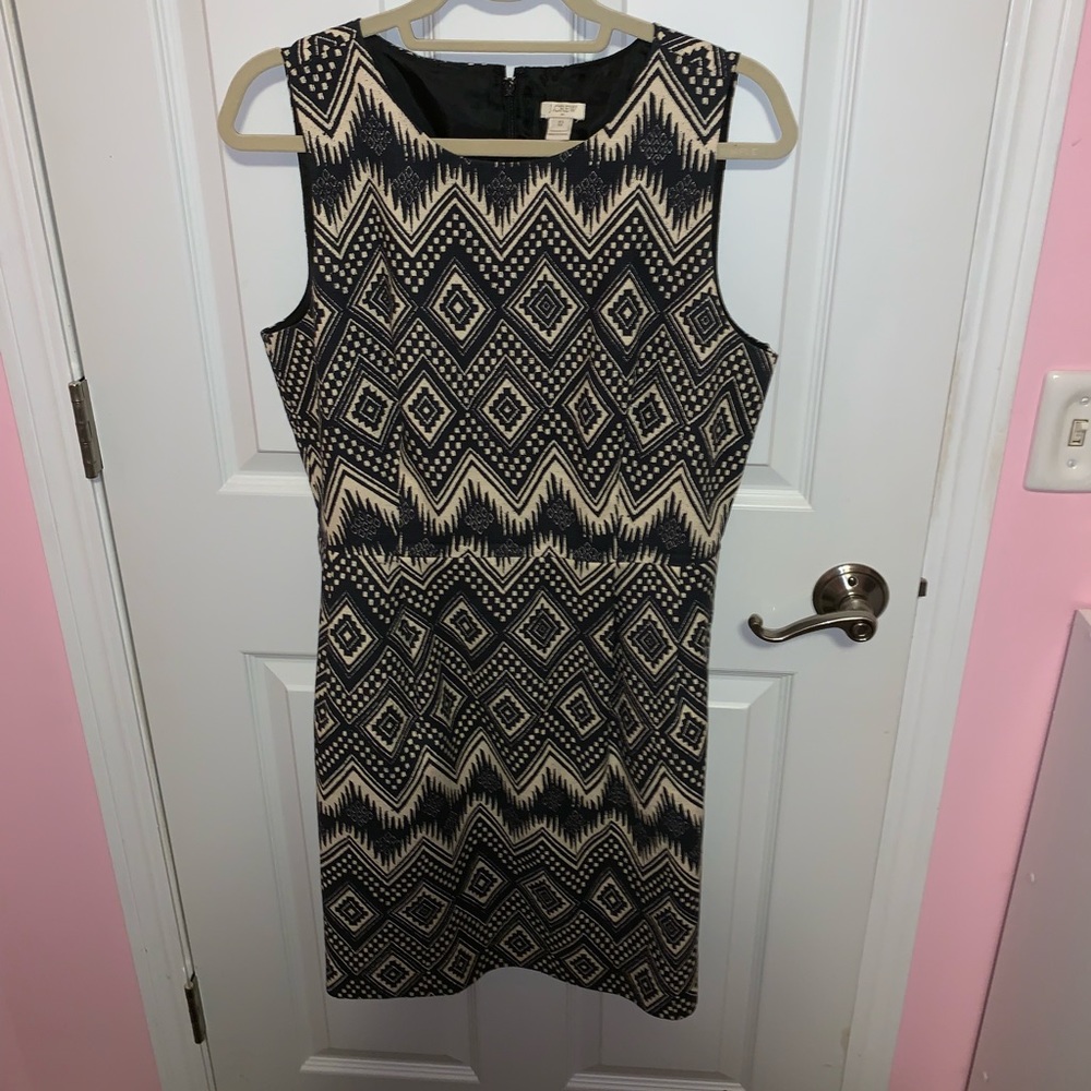 J crew navy sheath dress